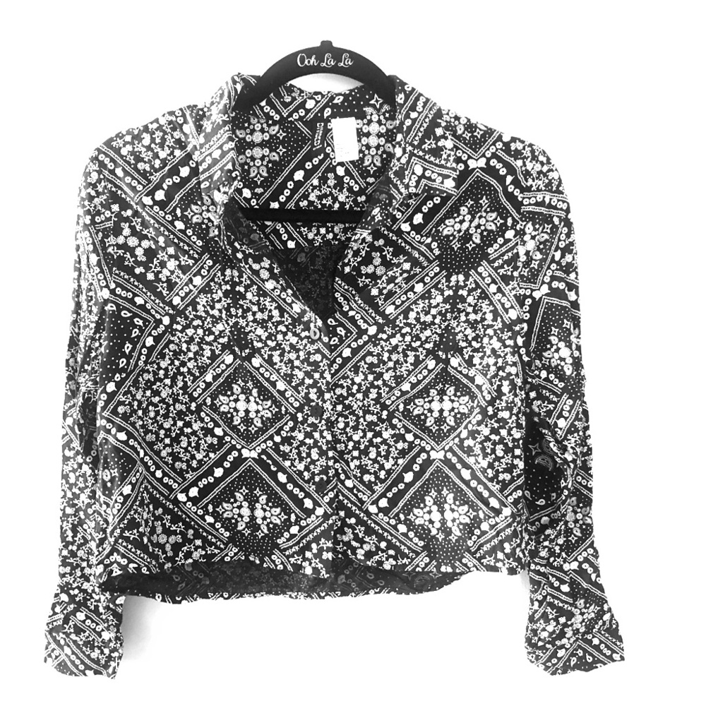 Cropped blouse - Picture 2 of 4